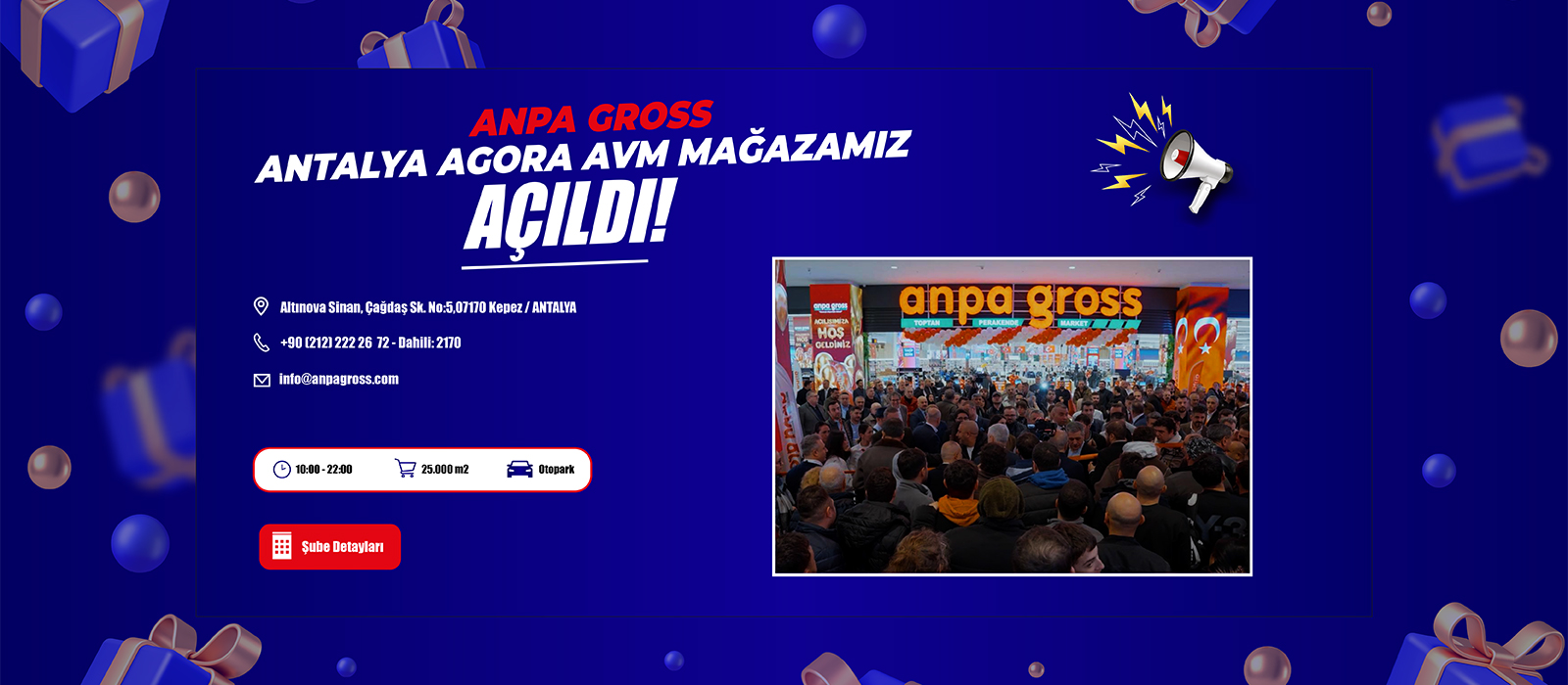 ANPAGROSS IS NOW AT ANTALYA AGORA MALL!