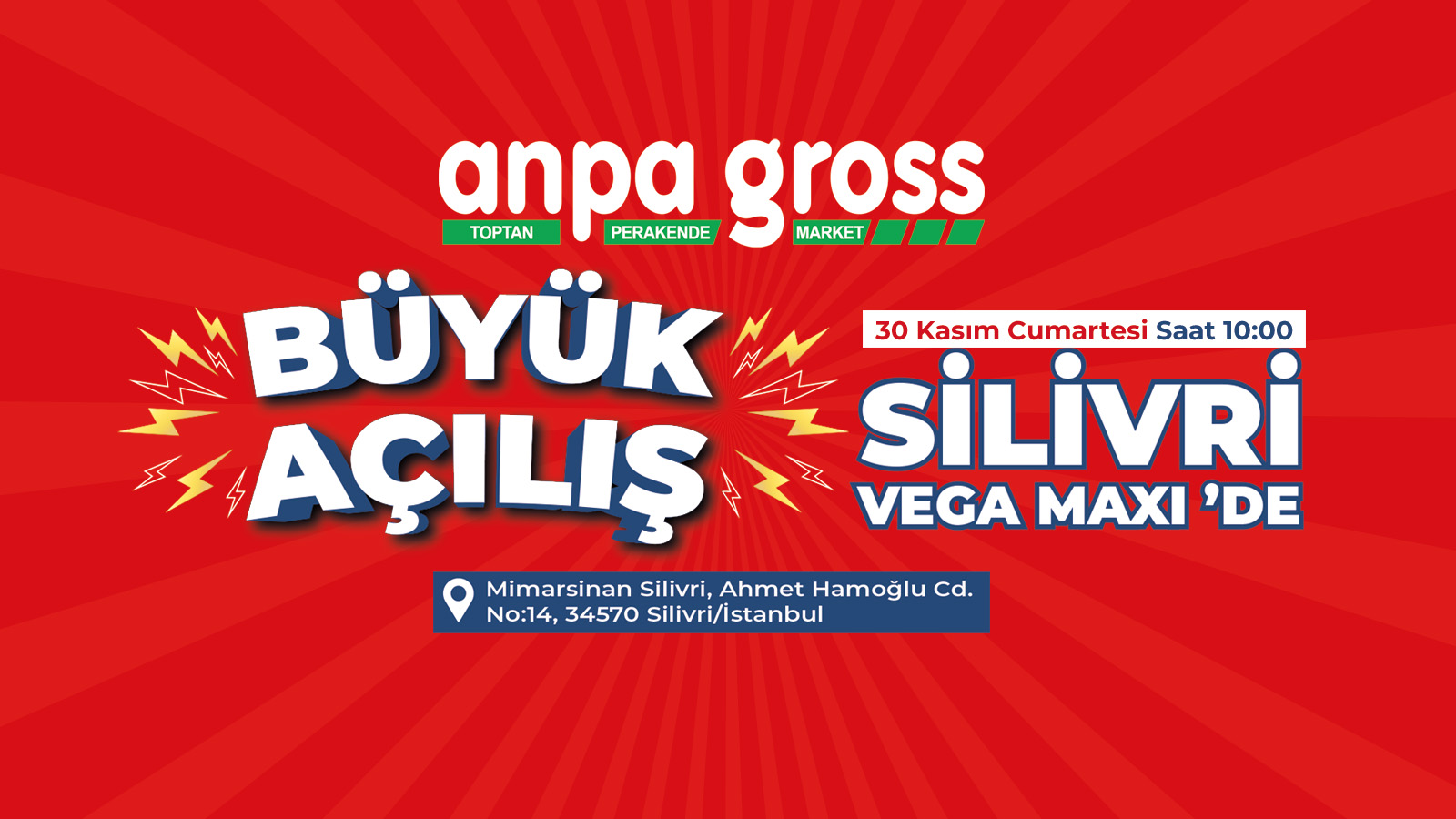Our Growth Continues: Our 9th Branch, Anpagross Silivri, Opens on Saturday, November 30th!