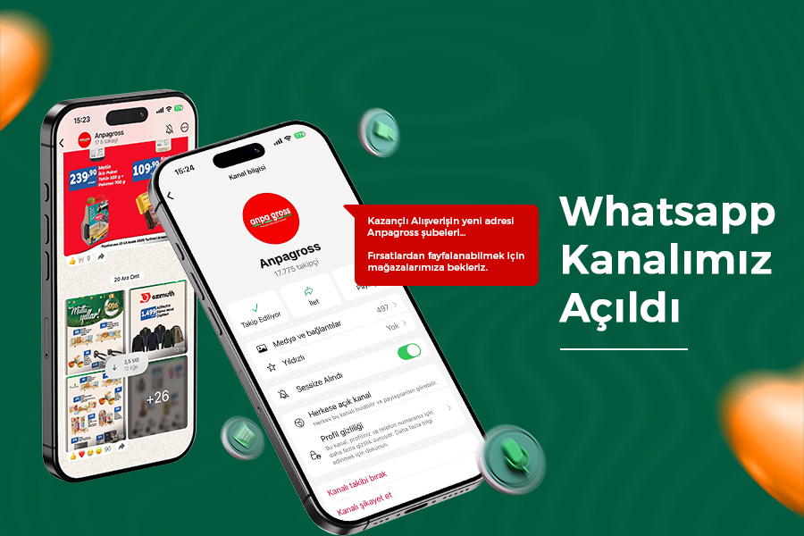 Anpagross�tan bir Yenilik Daha: Whatsapp Kanal Aboneli�i Ba�lad�!